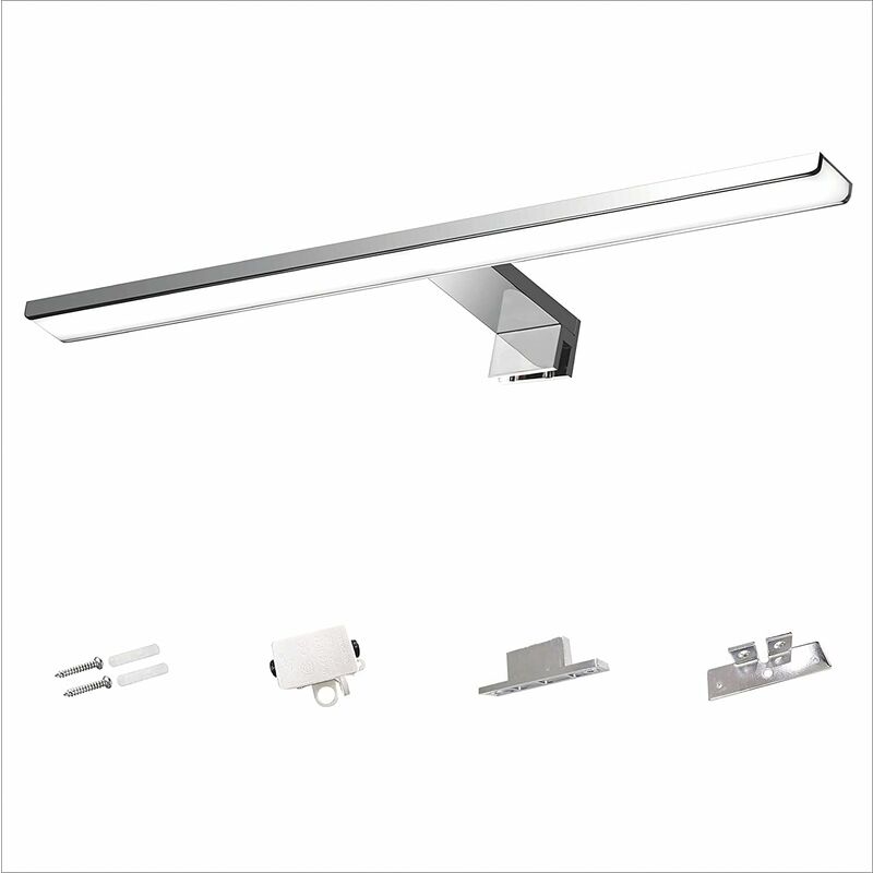 Bathroom Mirror Light 30Cm LED 6W 230 Volt Bathroom Mirror Light 6000K Full Aluminum 3In1 Bathroom Mirror Light