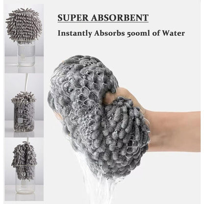 2 Pieces Hand Towels Bath Towels Kitchen Hand Towels Plush Absorbent Towels Hanging Hand Towel Terry Hand Towel Quick