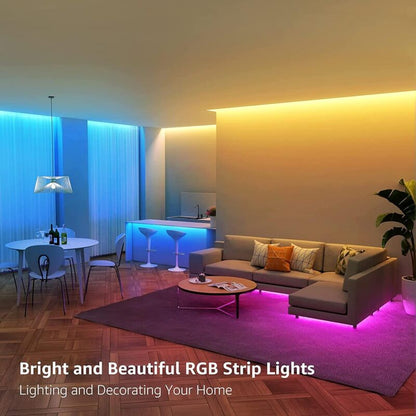 LED Strip 10M, LED Bedroom Rgb LED Strip Light LED Strip For Bedroom 300 LEDs 5050 Rgb Ip65 Waterproof 44 Key Remote