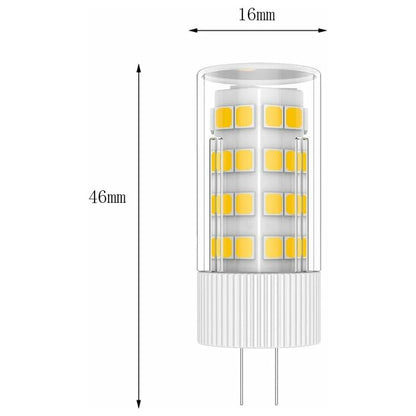 5X G4 LED Lamp 5W Bulb Lamp 51 Smd 2835LEDs Warm White 3000K LED Bulb 500Lm Equivalent To 50W Halogen Lamp Ac/Dc12V