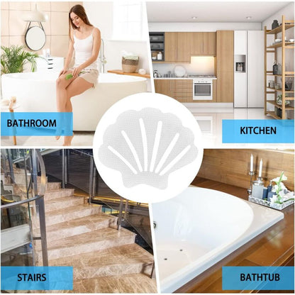 20 pcs Non Slip Shower Stickers, Anti Slip Stickers Safety Bathtub Strips For Bathtub, Showers, Adhesive Strips,