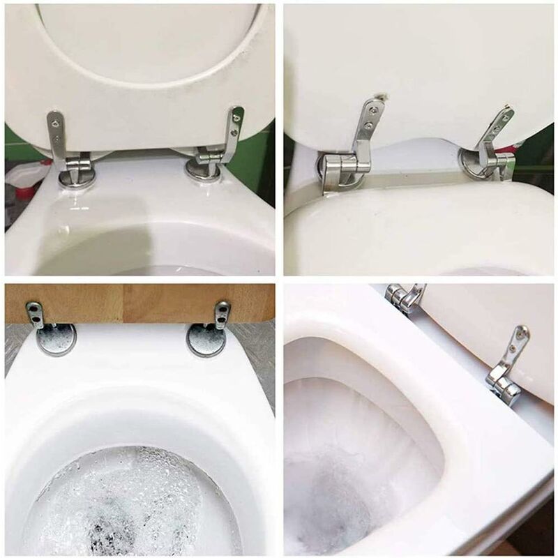 Toilet Seat Hinge Replacement Fixings Zinc Alloy Toilet Seat Hinge Toilet Seat Hinge For Wood Resin Mdf Toilet Seat