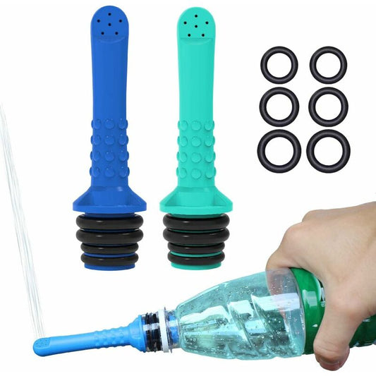 2-Pack Portable Bidets For Bathroom Or Travel. Cosmic Travel Shower Hose, Fits All Bottles. Discreet, Eco-Friendly,