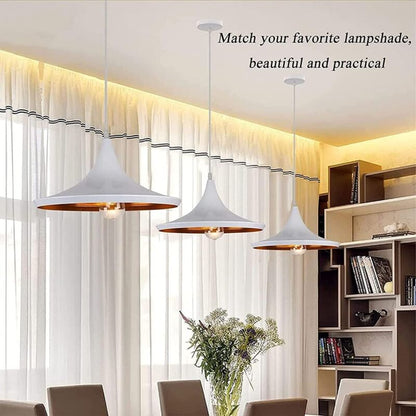 Parts E27 Lamp Socket, Pendant Light Holder Hanging Lamps Accessories With 1M Cable, E27 Lamp Holder With Cable For