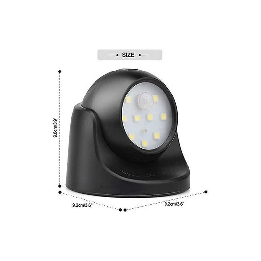 Outdoor Wall Light With Motion Sensor 1000 Lumen LED Outdoor Lighting Cordless Battery Powered Lighting 360 Degree