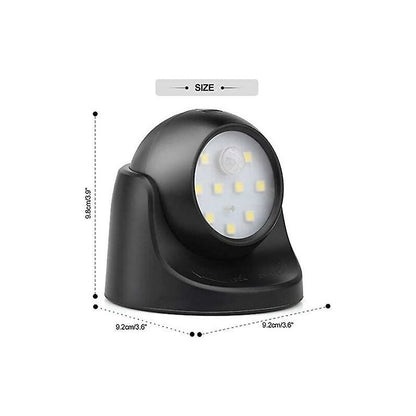 Outdoor Wall Light With Motion Sensor 1000 Lumen LED Outdoor Lighting Cordless Battery Powered Lighting 360 Degree