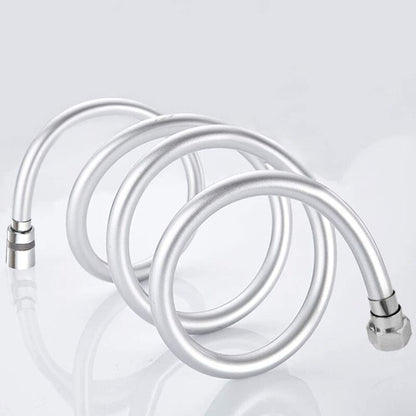 2M Extra Long Smooth Chrome Shower Hose (G1/2)