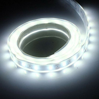 5M 5630 Smd LED Silicone Strip Light Cool White Waterproof 12V