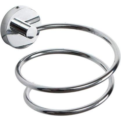 Wall Mounted Hair Dryer Holder, 304 Stainless Steel Hair Dryer Storage/Holder, Bathroom Accessories
