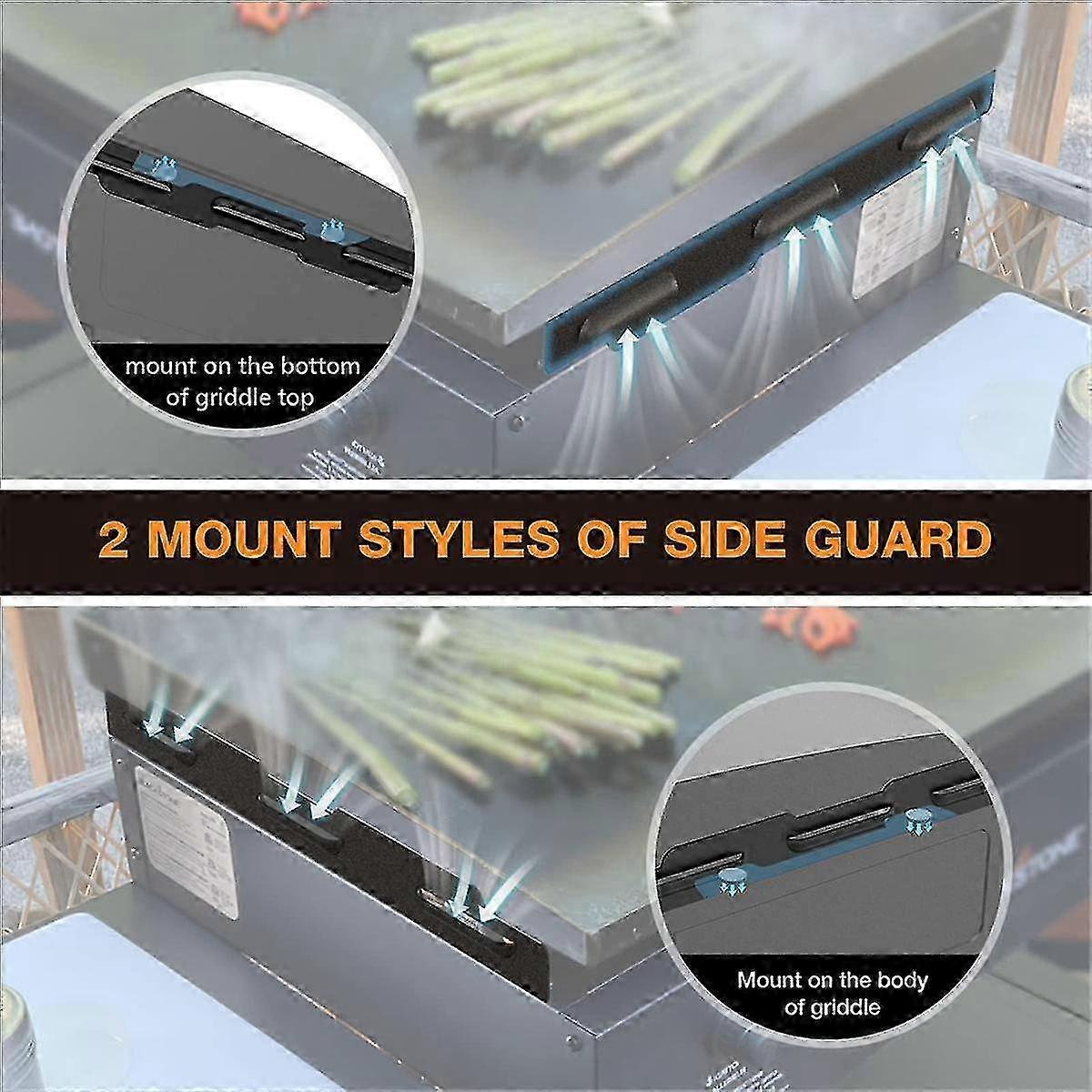 Blackstone Grill 36-inch Magnetic Wind Shields Flame Shield Stainless Steel Grill Accessories Compatible with 36 Inch
