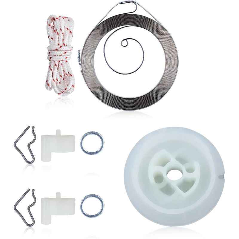 Compatible with Stihl FC55, FS55, FS45, FS46, FS38, HL45 Trimmer Starter Cord with Spring and Detent