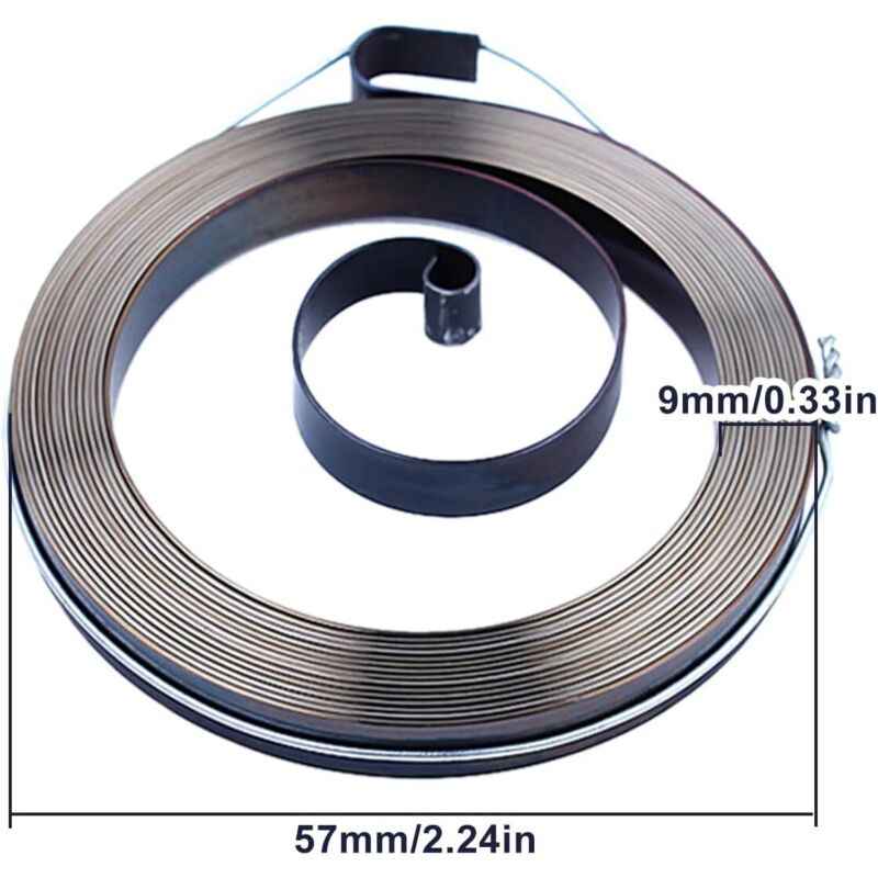 Compatible with Stihl FC55, FS55, FS45, FS46, FS38, HL45 Trimmer Starter Cord with Spring and Detent