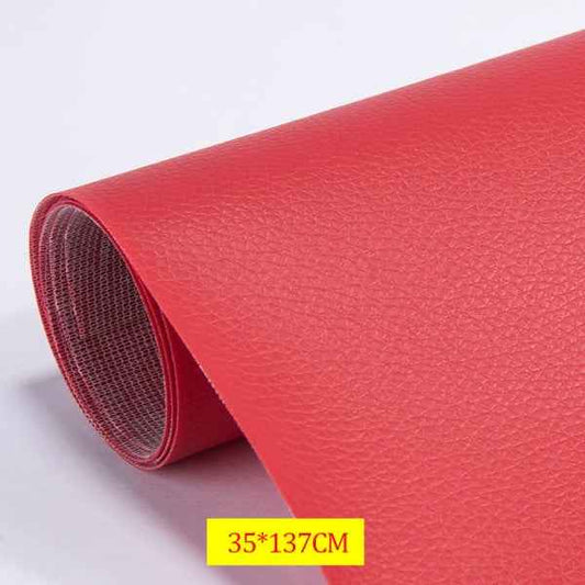 Leather Repair Patch Self-Adhesive Sofa Fix Red 35x137cm