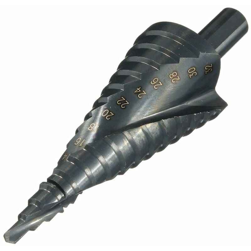 HSS Step Drill Conical Metal Drill Bit 4-32mm for Screwdriver on Steel Wood Plastic