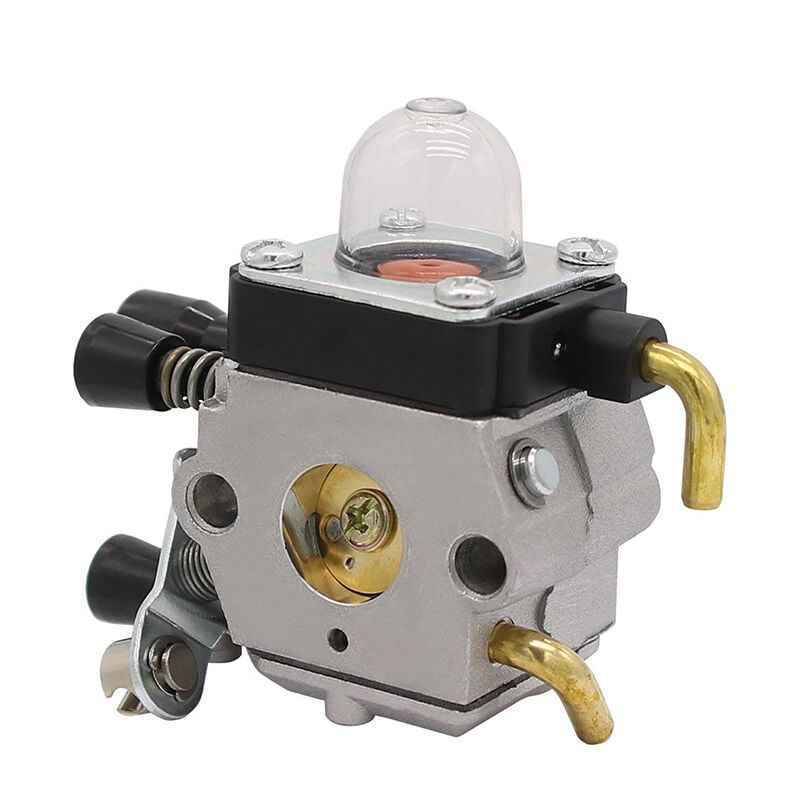 Stihl FS38 FS45 FS46 FS55 FS74 FS75 FS80 FS85 KM55 HL45 Lawn Mower Carburetor Kit with Gaskets Primer Bulbs Spark Plugs
