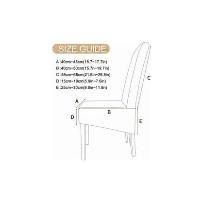 Washable Universal Stretch Microfiber Chair Covers 6-Pack