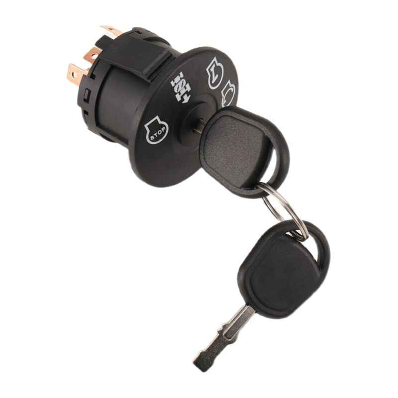 4-position ignition lock with key for riding lawn mower tractor 193350 532193350