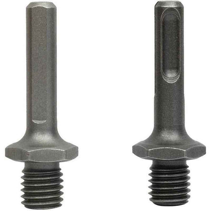 M14 external thread to SDS Plus internal thread and internal triangle adapter for drill grinder, from DEBUNS