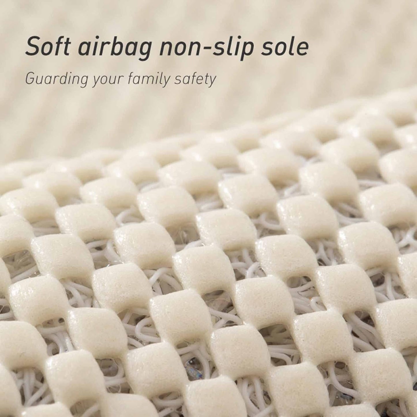 Secure Mat - The Ultimate Non-Slip Bath Mat,Non-Slip Bathtub Mat,The Secure Mat Bath Mat,for Tub,Shower,Bathroom (Beige, 40x60cm)