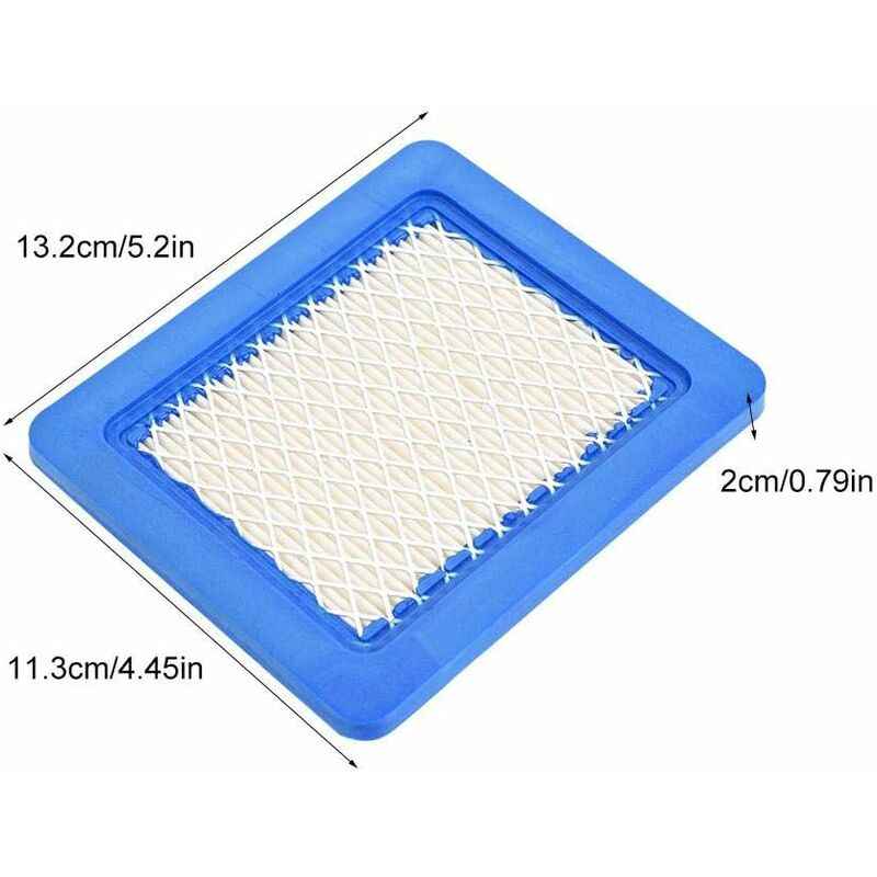Briggs Stratton 491588 Air Filter - 5-pack Replacement Filters for Lawn Mowers