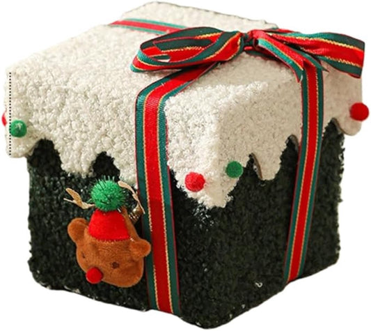 Gift Boxes - Packaging Boxes - Gift Boxes with Lids - Gift Boxes with Colorful Ribbons - Velvet Gift Boxes - Gift Boxes for Storage - Empty Gift Boxes - Home Decoration (Style B)