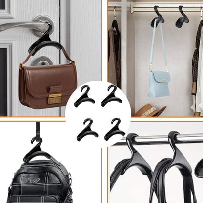 Clothes hanger - Wardrobe - Handbag organizer - Hook rack organizer for handbags and backpacks - 10 pieces