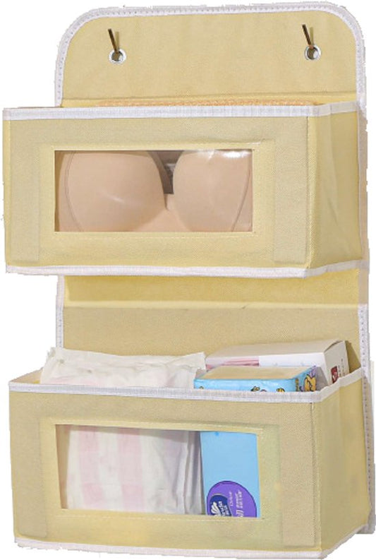 Storage Bag - Door Storage Bag - Large Capacity - Multi-Layer - Toys - Miscellaneous - Storage Bag - Student Dorm Storage Rack - 2 Layers
