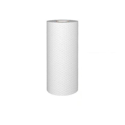 Cleaning cloths on a roll - Reusable kitchen paper - Cleaning cloths - Dish cloths - Miracle cloths - Disposable wipes - Kitchen roll - Dust cloths - Dry and wet - Oil absorbent - Cleaning roll - Cleaning supplies - White - 1 roll