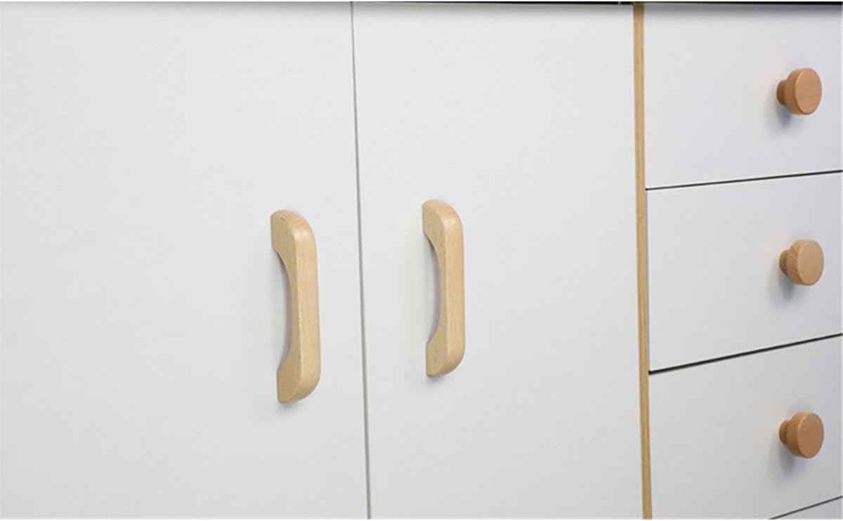 Furniture handles - Kitchen handles - Door handles - Cabinet handles - Drawer knobs - Furniture fittings - Kitchen fittings - Handles - Walnut - Wood - Wooden - Kitchen renovation - Modern - Black walnut - Bridge shape - Pitch 128mm - Walnut - Set of 4