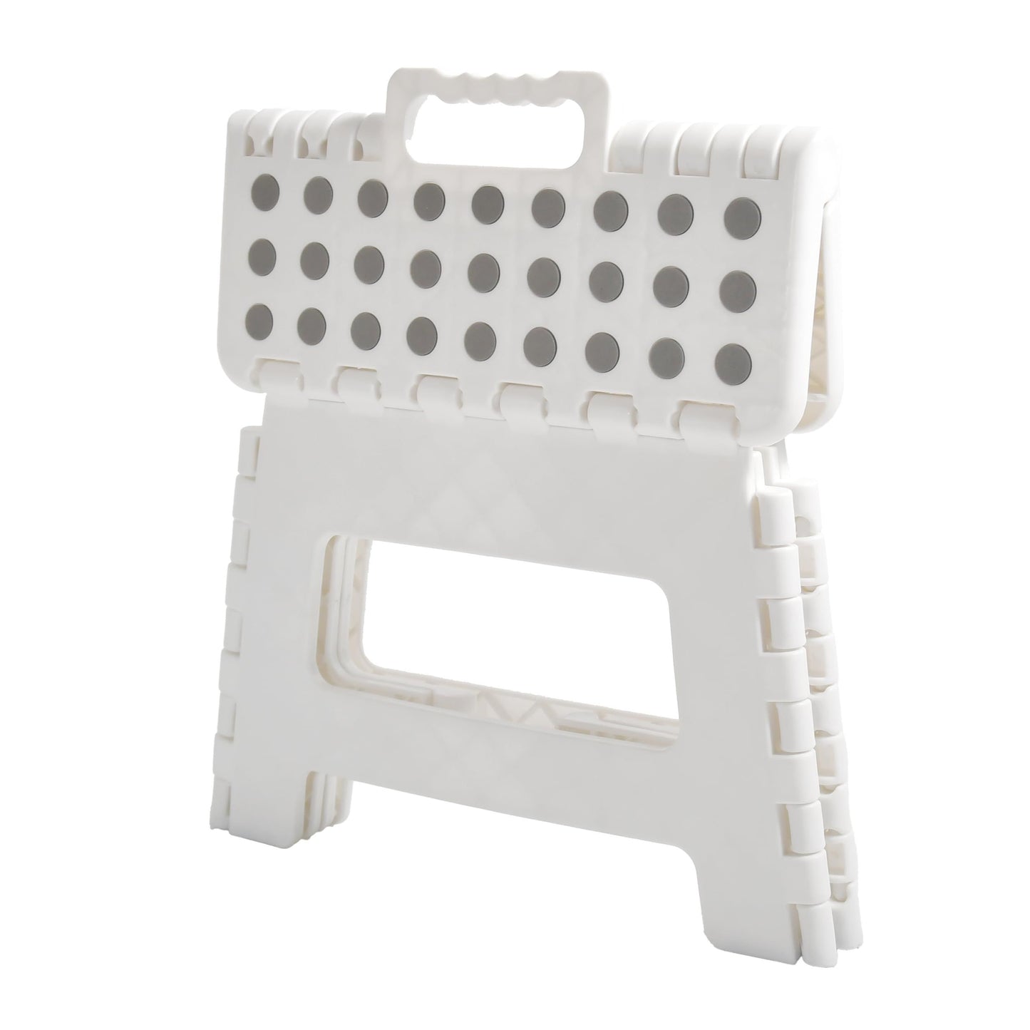 White small thick anti slip folding stool for outdoor camping, portable folding stool for home use, multifunctional home leisure, Gaomaza