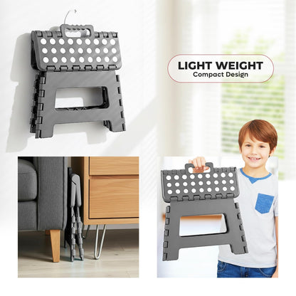 Gray Medium Thick Anti slip Folding Stool Outdoor Camping Portable Folding Stool Home Multi functional Home Leisure Gaomaza