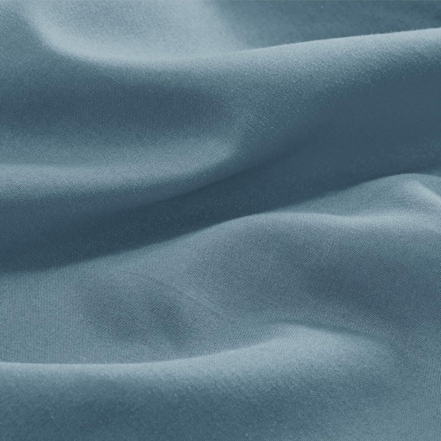 2000TC Hotel Quality Fitted Sheets - 2 Piece Fitted Sheets  -Breathable Bedding - Wrinkle, Fade, Stain Resistant- 16inch/40cm Deep Pocket Fitted Bed Sheets-Wrinkle and Fade Resistant,(Ocean,Queen)