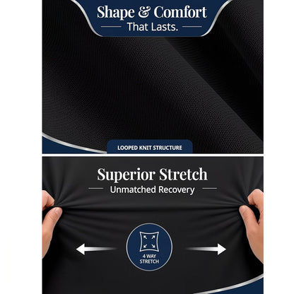 Hotel Quality Fitted Sheet - 1 Piece Fitted Sheet  -Breathable Bedding - Wrinkle, Fade, Stain Resistant- 16inch/40cm Deep Pocket Fitted Bed Sheet-Wrinkle and Fade Resistant,(Black,Single)