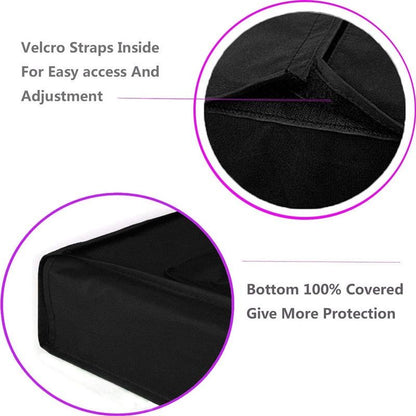 Weatherproof Outdoor Wall-Mounted TV Cover, 210D Oxford Fabric, Dustproof, Waterproof, and UV-Resistant for Patio, Terrace, and BBQ Area Use (55"-58"(137×89×13cm), Grey)
