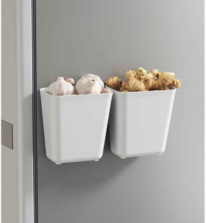 CARLA HOME 4-Pack Self-Adhesive Wall Storage Box for Cabinet Doors, Kitchen, Bathroom & Office