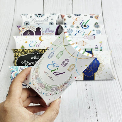 Assorted Eid and Ramadan Pillow Gift Boxes - 50 Pieces