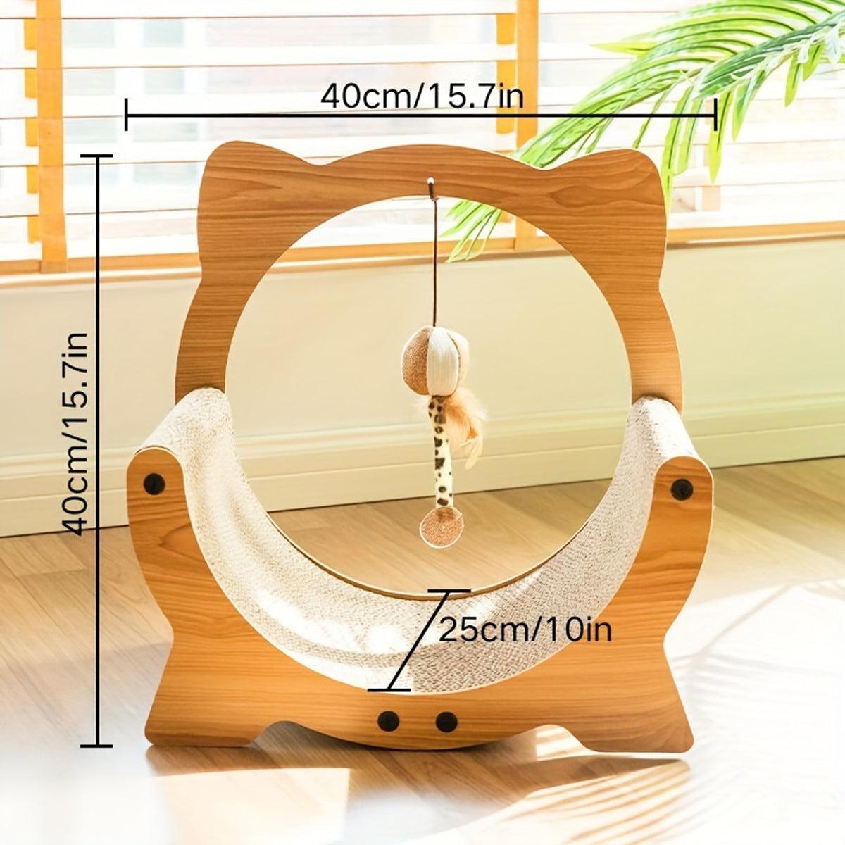 2in1 Cat Nest Scratching Board Claw Sharpening Bed for Cats Pet Furniture