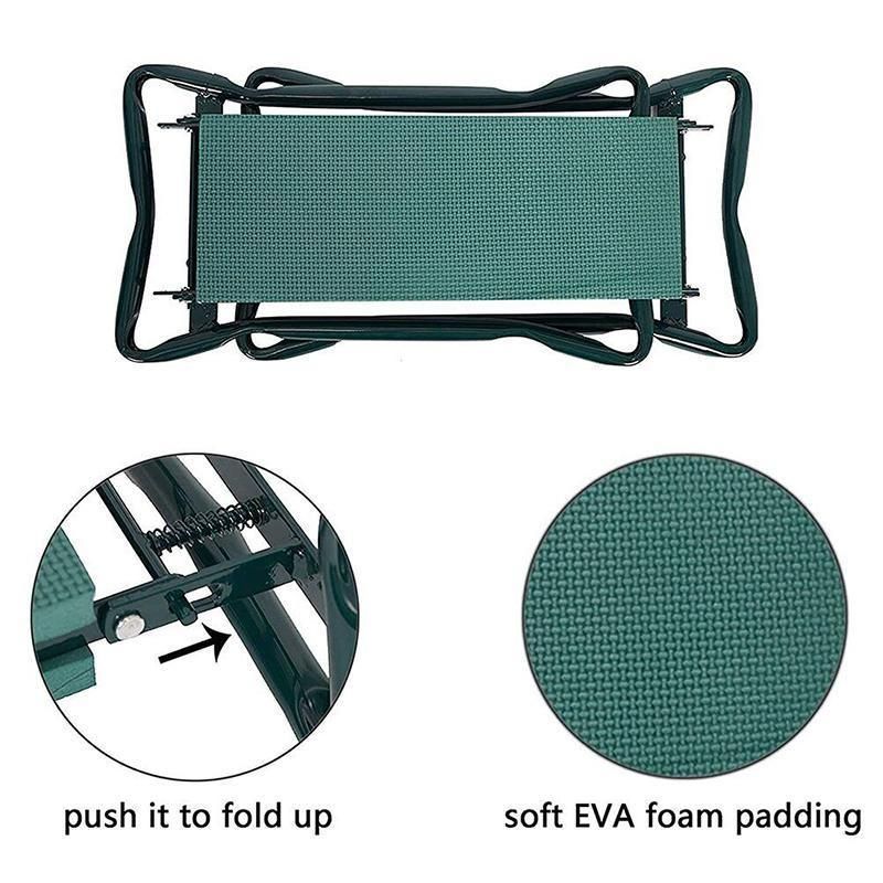 Versatile 3-in-1 Garden Kneeler Padded Seat Kneeling Gardening Work Stool Tools