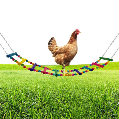 Chicken Activity Toy Set with Swing, Ladder and Xylophone - 5 Pieces