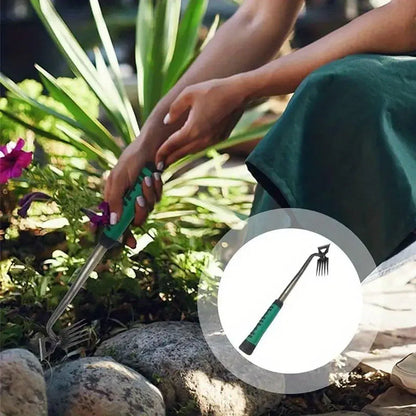 Garden Weeding Digging Tool Farm Household Hoe Durable Handheld Weeder Artifact - 11 teeth