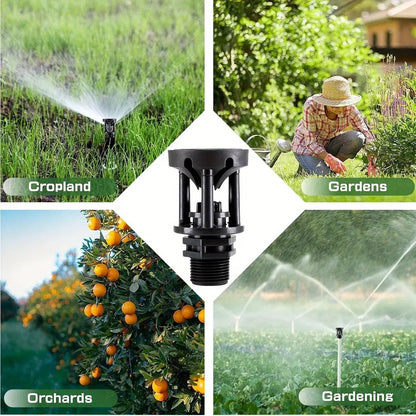 10pcs Atomizing Nozzles Water Spray Heads for Lawn Garden Green Belts Irrigation - 1/2 inch