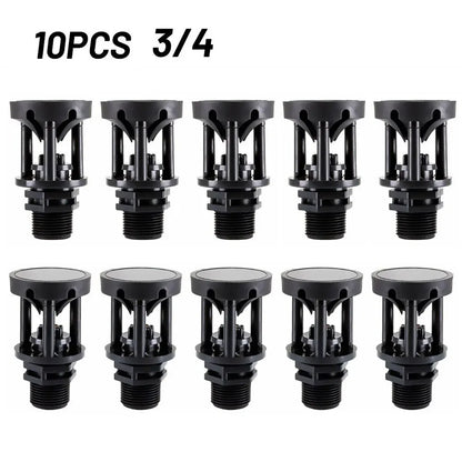 10pcs Atomizing Nozzles Water Spray Heads for Lawn Garden Green Belts Irrigation - 1/2 inch