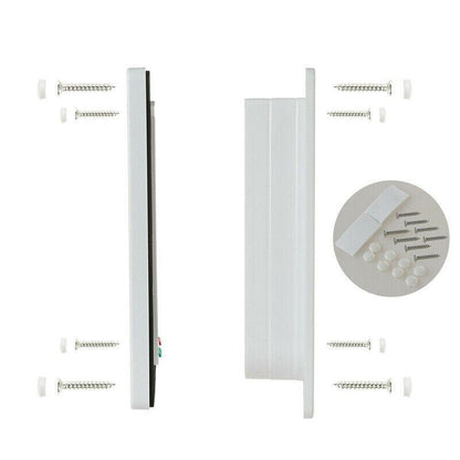 4-Way Safe Lockable Locking Pet Cat Dog Door Brushy Flap Screen L Large Size