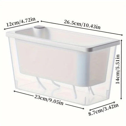 Balcony Vegetable Pot Planter Lazy Self Priming Flower Pot for Indoor Gardening - Pink