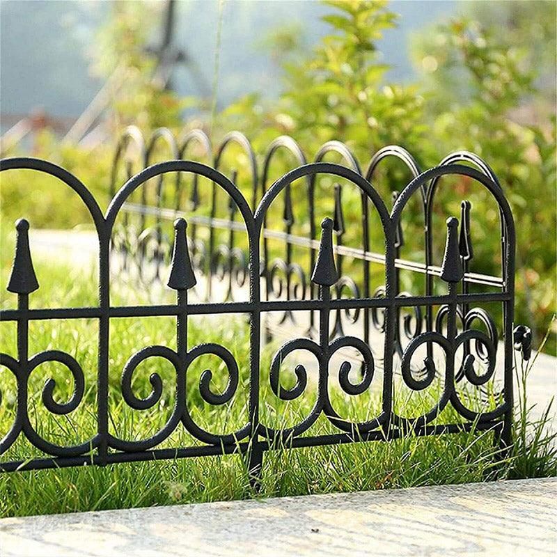 12pcs Outdoor Plastic Garden Fence Decorative Hedge Fence for Patio Landscaping