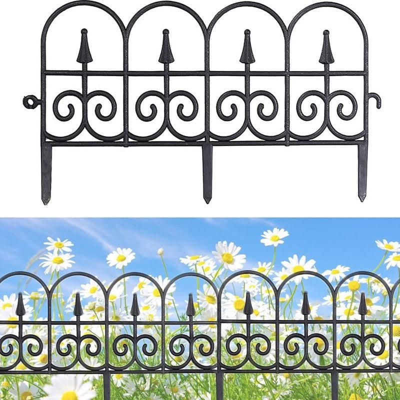 12pcs Outdoor Plastic Garden Fence Decorative Hedge Fence for Patio Landscaping