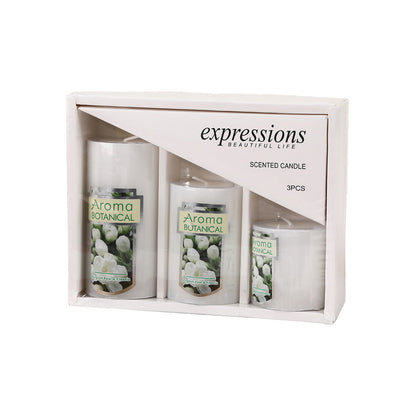 Classic Simple Cylindrical Scented Candles for Home Use Aromatherapy Decoration - Blue