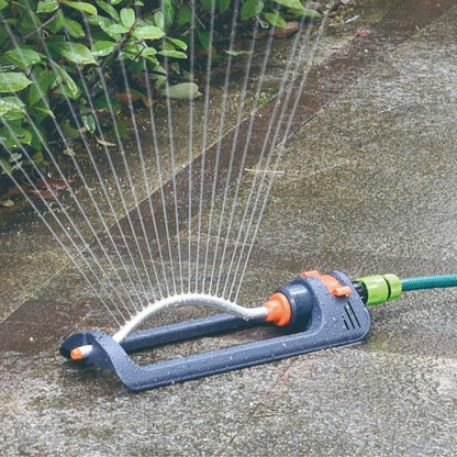 1 19-Hole Oscillating Lawn Sprinkler with 4 Spray Modes
