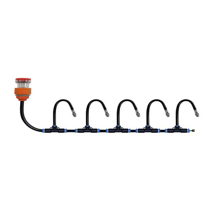 5M 10M 20M Garden Watering System Adjustable Spray Irrigation Hose Sprinkler - 5m