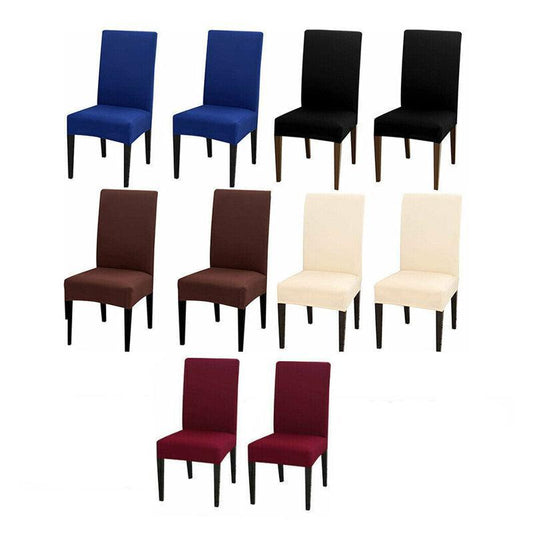 6X Stretch Chair Cover Seat Covers Spandex Washable Banquet Wedding Party Decora - Lake Blue